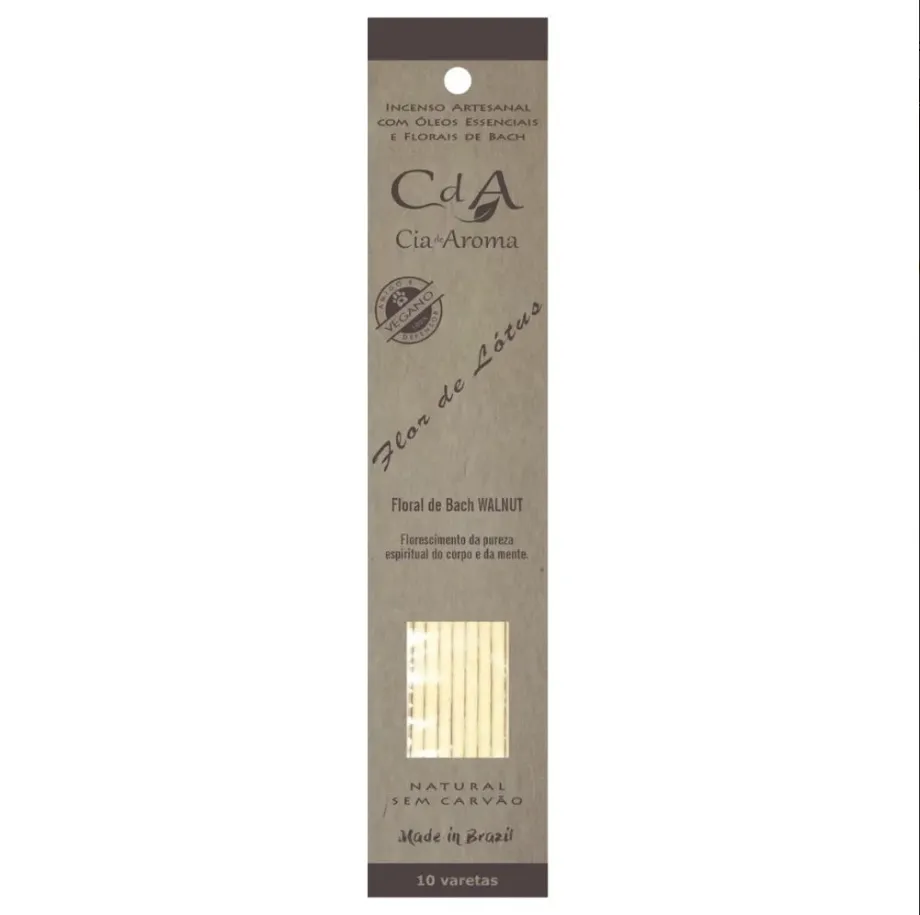 Incenso Cia de Aroma Natural Vareta - Flor de Lótus