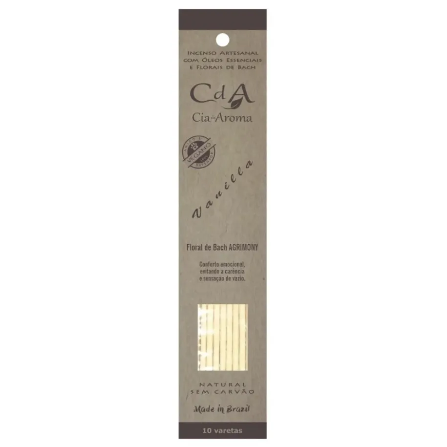 Incenso Cia de Aroma Natural Vareta - Vanilla