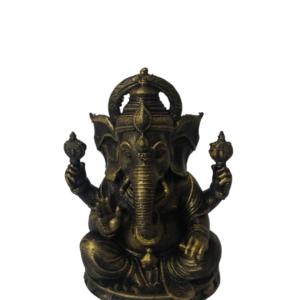 Lord Ganesha Dourado Decorativo