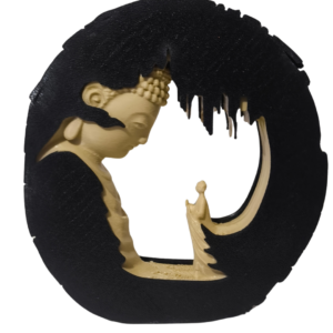 Buda em Meditação – Escultura Decorativa